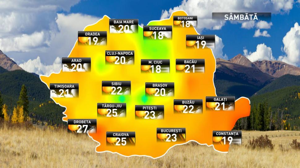 Vremea a încurcat anotimpurile. Temperaturi de 27 de grade, la sfârșit de octombrie 486322