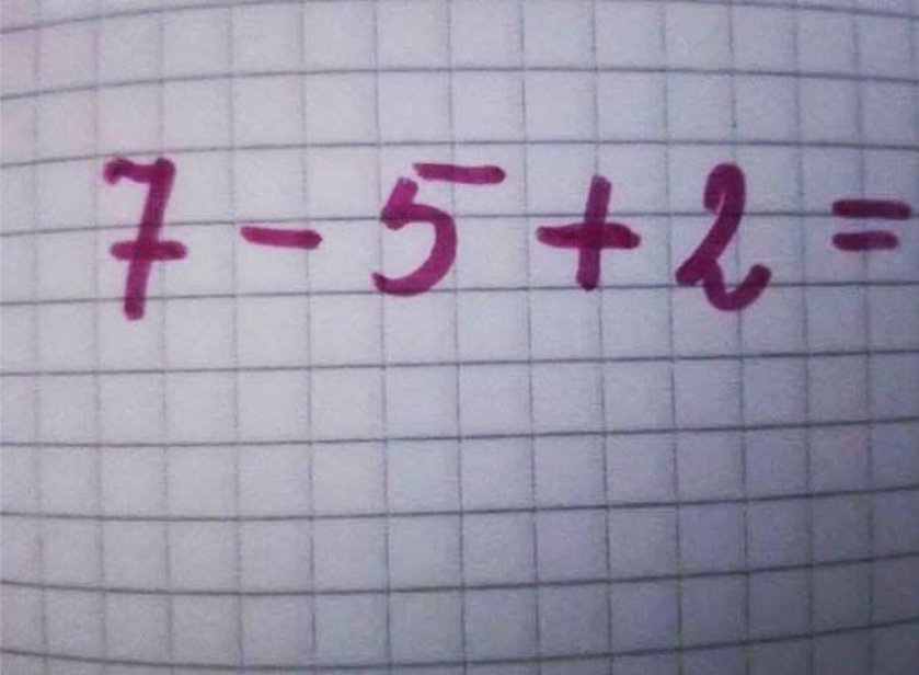 Un exercițiu simplu de matematică a încins internetul. Cât fac 7-5+2=?