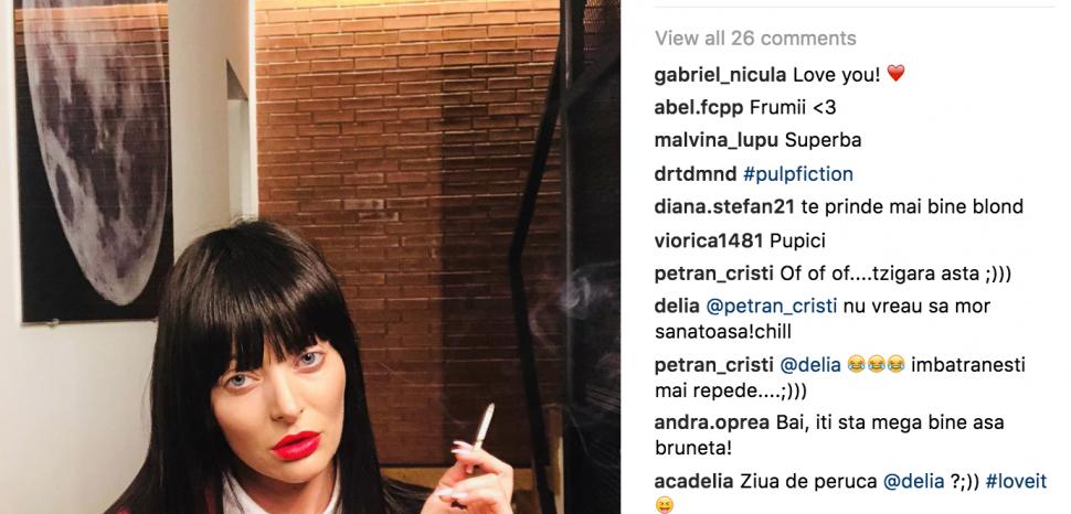 Delia s-a pozat cu tigara in mana! Ce i-a spus un fan si raspunsul ei genial 488700