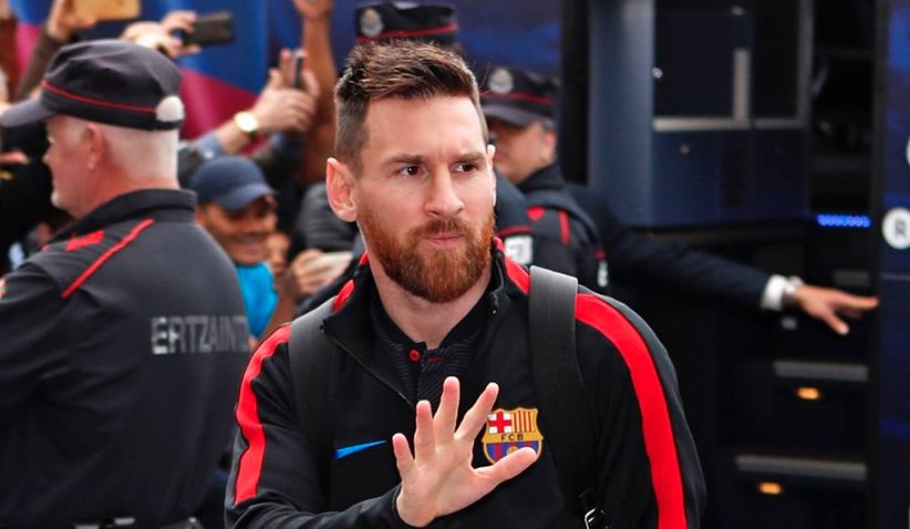 Lionel Messi a avut parte de o surpriză de proporții în timpul meciului de la Pireu - VIDEO