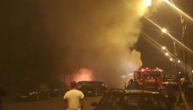 Bărbatul care a fugit de la accidentul din zona Baicului din Capitală, în urma căruia patru maşini au luat foc şi o persoană a murit, a fost reţinut