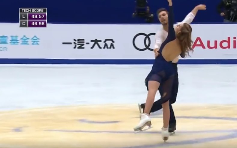 Imagini impresionate. Dansul pe gheață superb al acestor patinatori campioni. Au stabilit instant un record mondial - VIDEO
