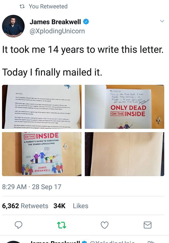 A vorbit cu profesorul fiicei sale preț de câteva minute. După 14 ani, a primit un pachet, alături de o scrisoare. Bărbatului nu i-a venit să creadă ce vede ochilor (FOTO) 490840