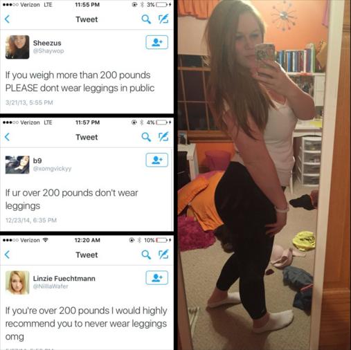 I se spunea mereu că doar unele femei pot purta anumite haine. Ce a făcut tânăra plinuță i-a lăsat pe mulți fără cuvinte (GALERIE FOTO) 492355