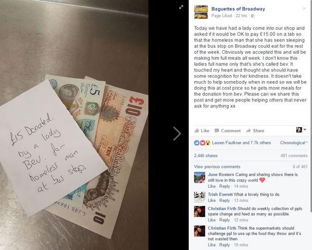 A văzut un bărbat fără adăpost dormind într-o stație de autobuz și a decis să-l ajute. A intrat într-un restaurant din apropiere, a lăsat bani și le-a cerut angajaților să-i asigure micul dejun pentru o săptămână. Ce a urmat însă este uluitor 493288