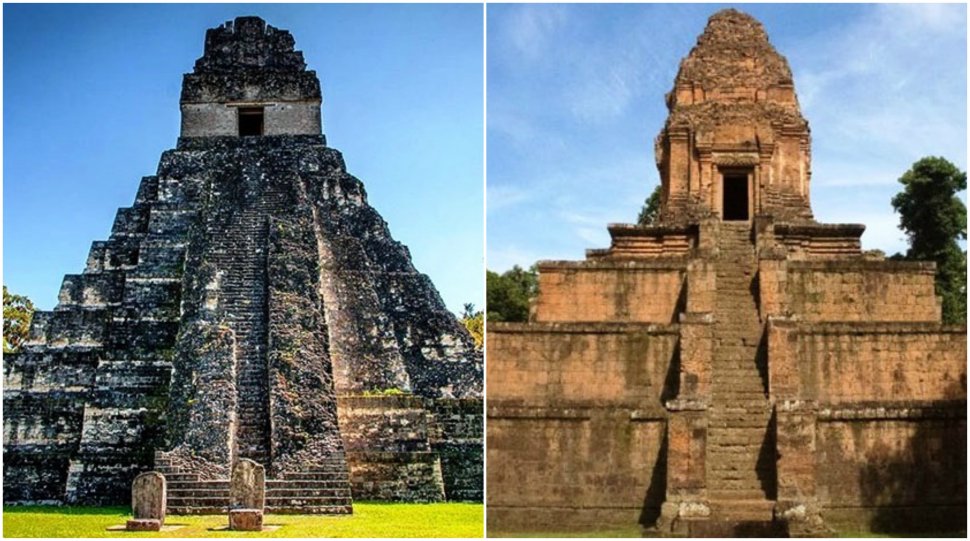Uluitoarele asemănări dintre două monumente străvechi, aflate pe continente diferite, în Asia și America. Cum a fost posibil?