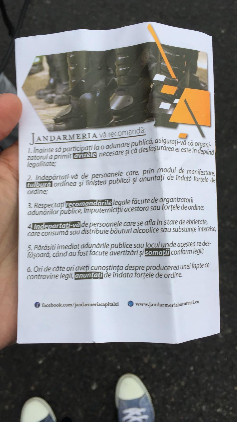 Acuzați de Firea că nu au intervenit în Piața Victoriei, jandarmii au stârnit și furia protestatarilor. Ce gest a inflamat spiritele 494654