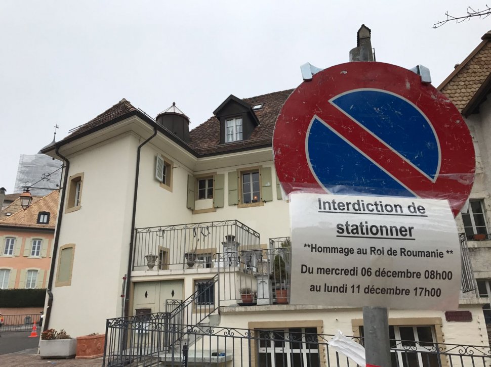 Ce au scris elvețienii din Aubonne în fața casei Regelui Mihai FOTO
