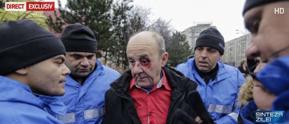 Alexandru Tiurbe, bătrânul lovit în Piața Victoriei: Mă tem pentru viața mea