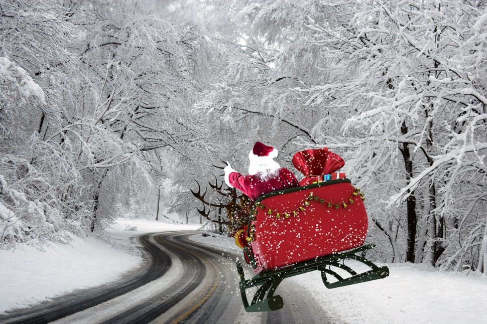 Traseul lui Moş Crăciun: 510 milioane de kilometri, 390.000 de case vizitate în fiecare minut