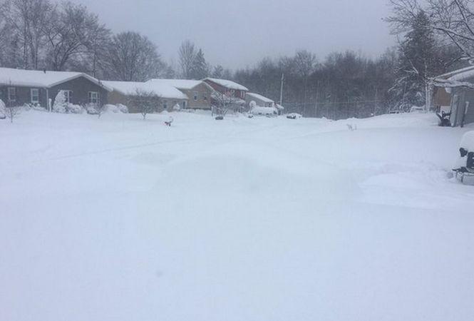 Un oraș întreg a fost îngropat în zăpadă. Șoferii nu şi-au mai găsit maşinile - Galerie FOTO 499619