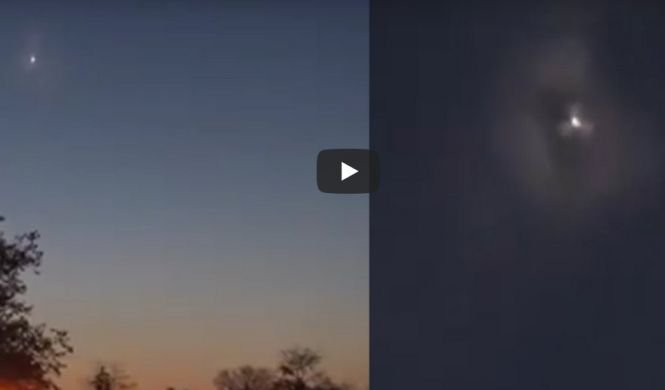 Noi imagini au creat panică! Un obiect misterios a fost surprins pe cer - VIDEO