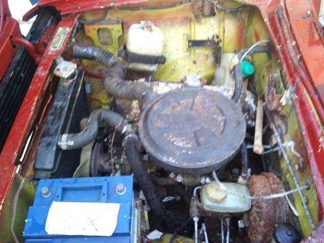 Au descoperit un garaj abandonat, iar când au intrat au dat peste o mașină veche. Bărbatul a deschis capota și a avut un șoc. În interior.... (GALERIE FOTO) 501942