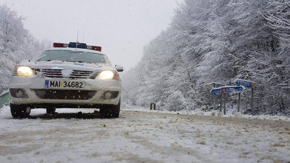 Atenție, șoferi! Vremea se înrăutățește. Avertismentul Poliției Române