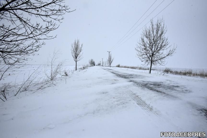 Alertă meteo. Ger în nordul, centrul şi nord-estul ţării, începând de marți noapte. CNAIR: Circulaţie în condiţii de iarnă pe majoritatea drumurilor naţionale şi autostrăzilor din România