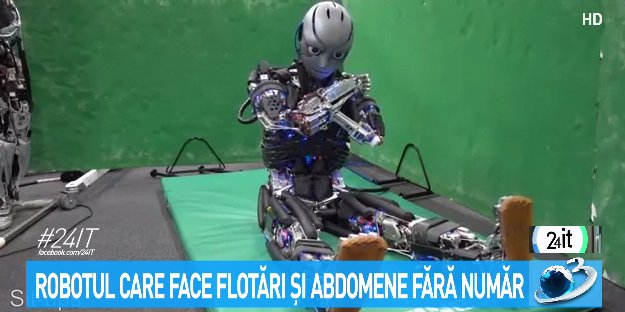 24 IT. Robotul care face flotări și abdomene