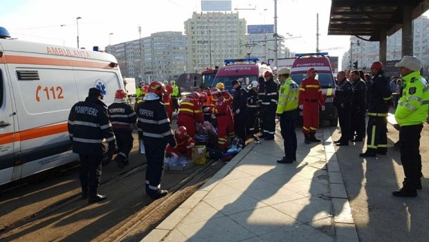 Accident grav în Capitală! O femeie a murit, după ce a fost lovită de tramvai