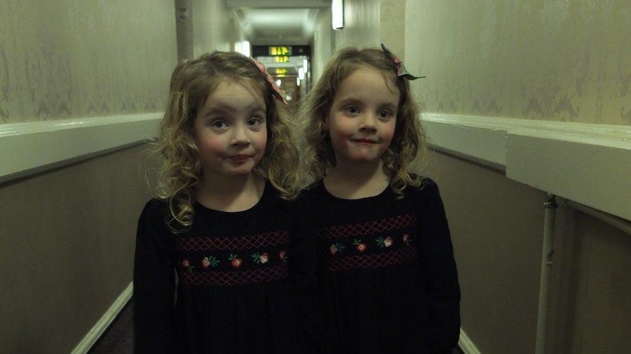 Un tată și-a folosit gemenele ca să sperie oamenii dintr-un hotel. Ce au făcut cele două fetițe 507995