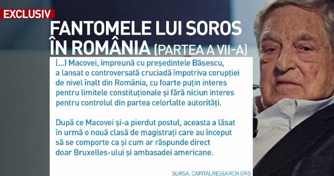 Anchetă făcută în SUA care demască propaganda. Fantomele lui Soros în România