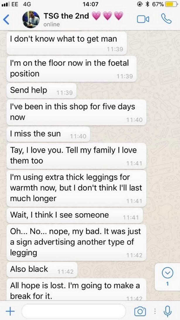 Și-a trimis iubitul să îi cumpere o pereche de pantaloni, iar ceea ce a urmat e ireal: ”Trimite ajutor! Nu sunt convins că am ieșit din comă” 513042