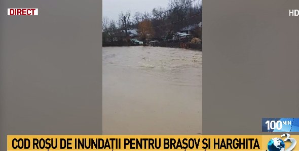 Avertisment de ultimă oră de la hidrologi! Județele Harghita și Brașov, afectate