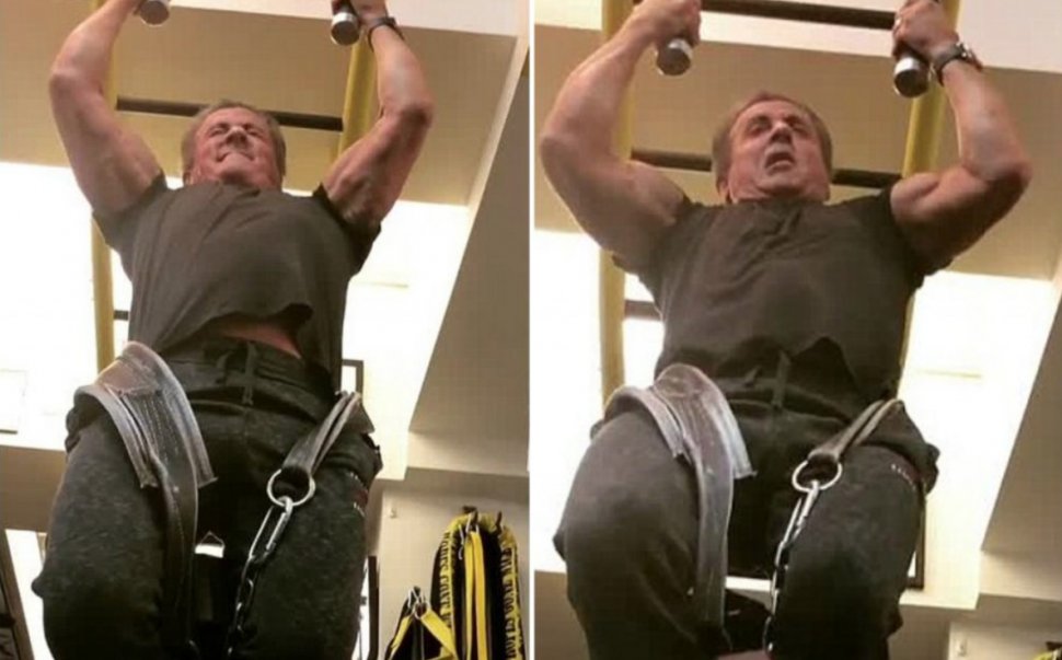 VIDEO Stallone are 71 de ani, dar de ce este în stare la sala de fitness.... Nu ai cum să faci așa ceva la vârsta asta! 