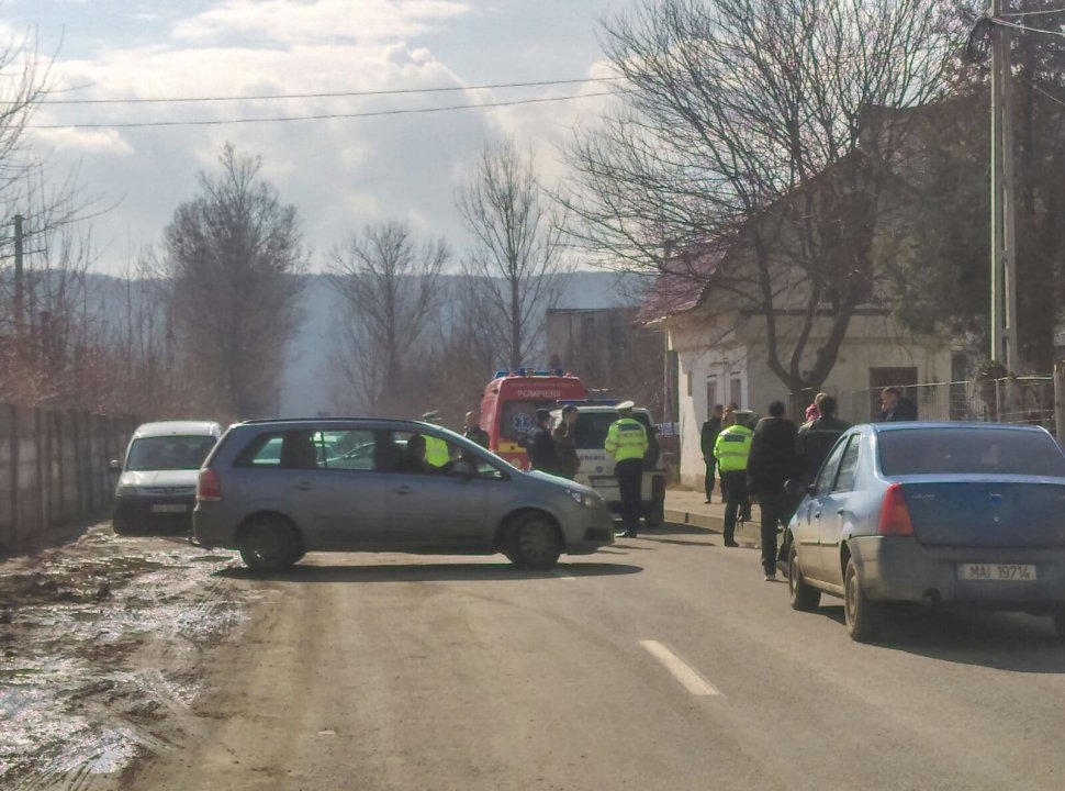 Focuri de armă în Vaslui: un polițist a împușcat în cap un tânăr