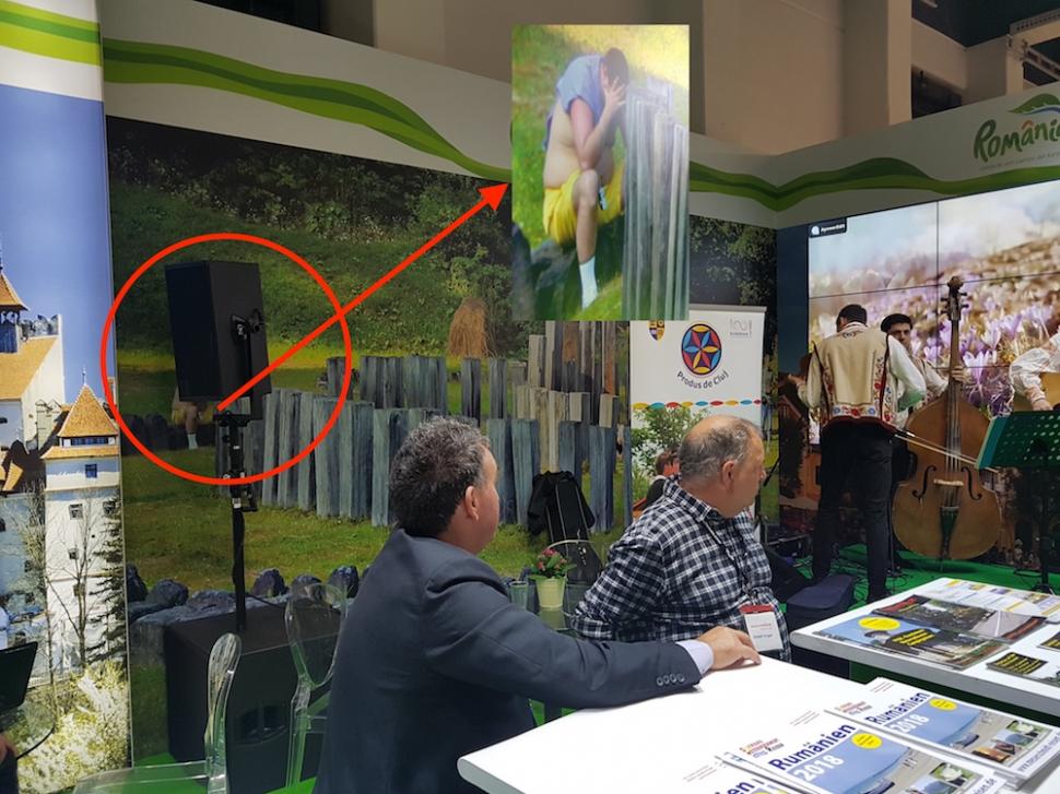 Gafă uriașă la târgul de turism din Berlin. Ce a apărut pe panoul de promovare a României (FOTO) 514978