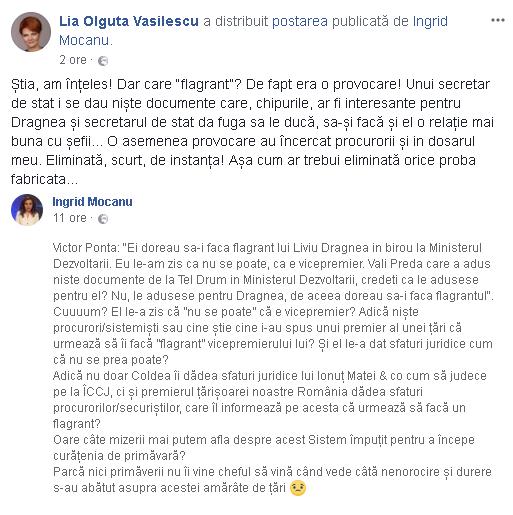Lia Olguța Vasilescu, despre flagrantul care i se pregătea lui Liviu Dragnea: "Care flagrant? De fapt era o provocare!" 515643