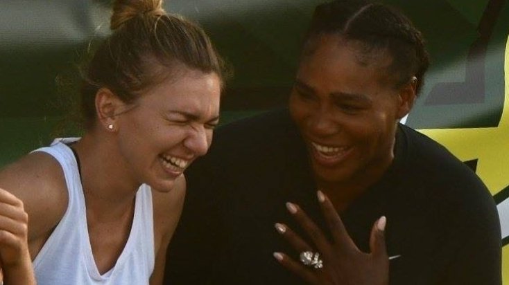 Simona Halep, fotografie de colecţie alături de Serena Williams. Cum au reacționat fanii