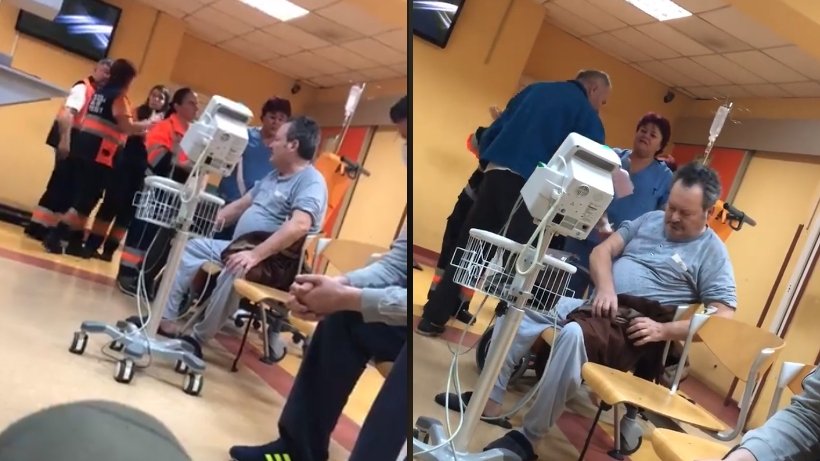 Incident într-un spital din Oradea. Discuţie revoltătoare între o asistentă şi câţiva pacienţi. „Ce bolnavi sunteți toți…” - VIDEO