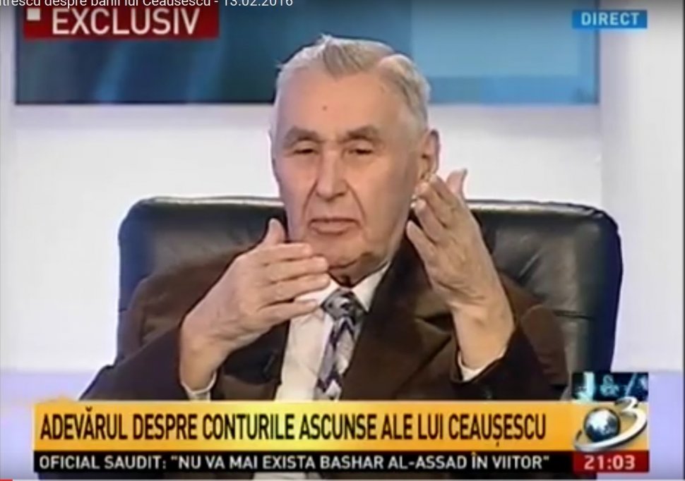 Cine a fost Florea Dumitrescu, fostul guvernator al BNR. Ce spunea despre conturile ascunse ale lui Nicolae Ceaușescu - VIDEO