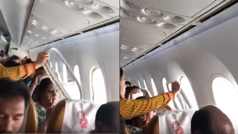 Panică la bordul unui avion! O fereastră s-a desprins în timpul zborului - VIDEO