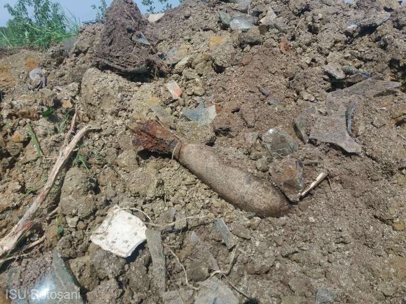 A fost descoperită o bombă în Botoșani. Autoritățile au intervenit de urgență 