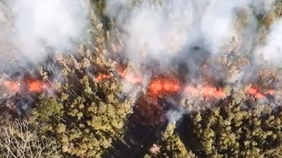 Imagini spectaculoase după erupția vulcanul Kilauea din Hawaii - VIDEO