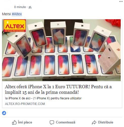 O nouă înșelătorie circulă pe internet. Aveți mare grijă la anunțurile Altex: ”Vă rugăm să reclamați” 525102