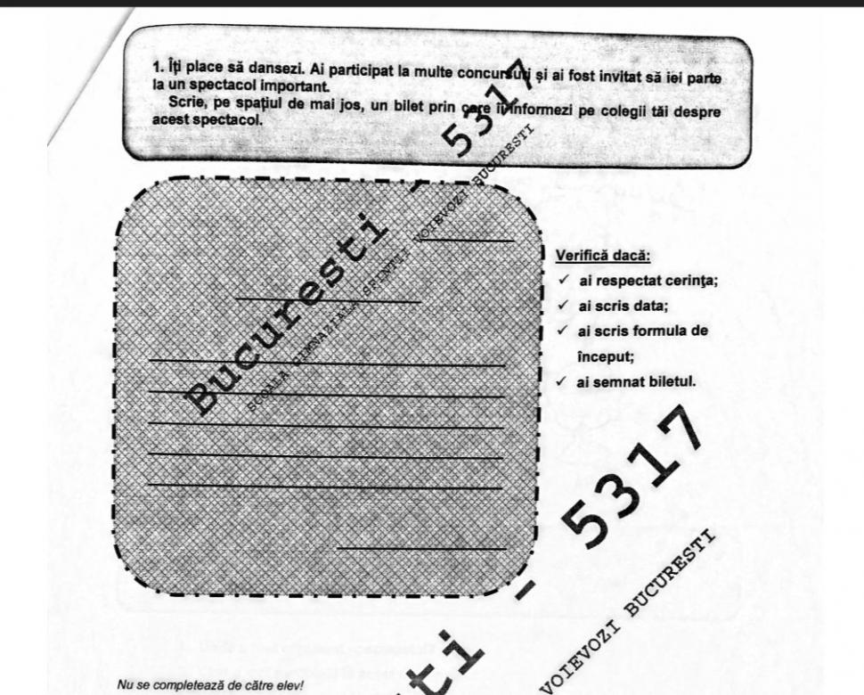 Subiecte Evaluare Națională clasa a II-a. Ce subiecte au căzut la proba de limbă română scris 525438