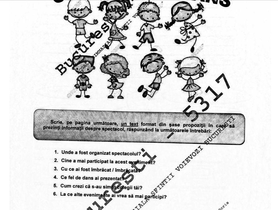 Subiecte Evaluare Națională clasa a II-a. Ce subiecte au căzut la proba de limbă română scris 525439