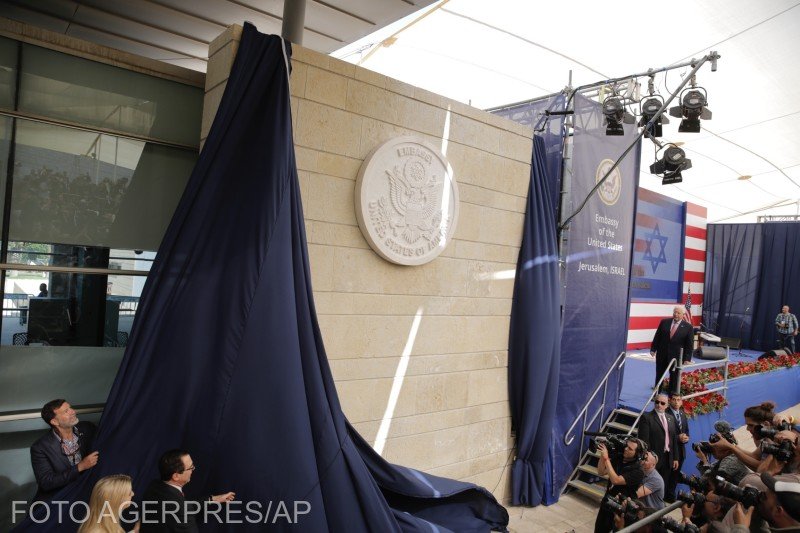 Statele Unite şi-au mutat ambasada din Israel de la Tel Aviv la Ierusalim 