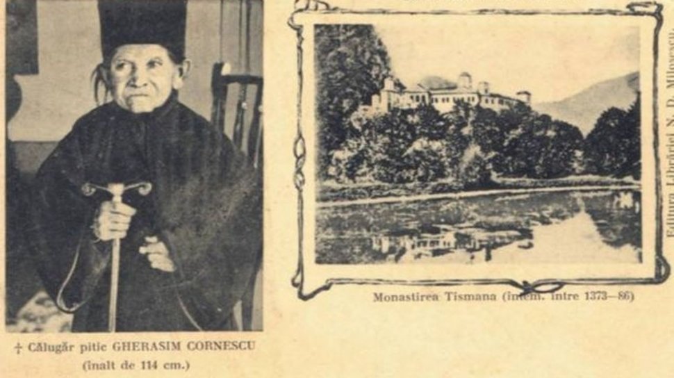 Cel mai scund român din istorie a fost călugăr la Mănăstirea Tismana