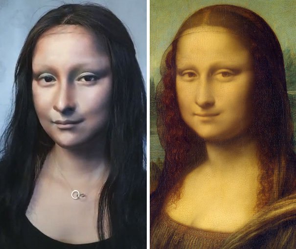 Toți au rămas uimiți de asemănarea incredibilă dintre ea și celebrul tablou "Mona Lisa"