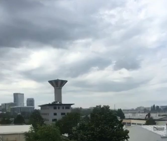 Furtună în zona de nord a Capitalei - VIDEO