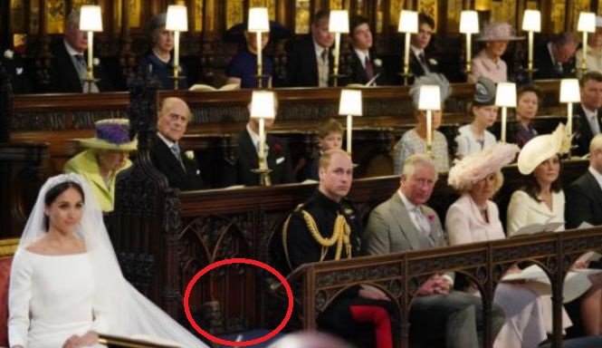 De ce a fost lăsat liber locul din fața Reginei Elisabeta la nunta dintre prințul Harry și Meghan Markle