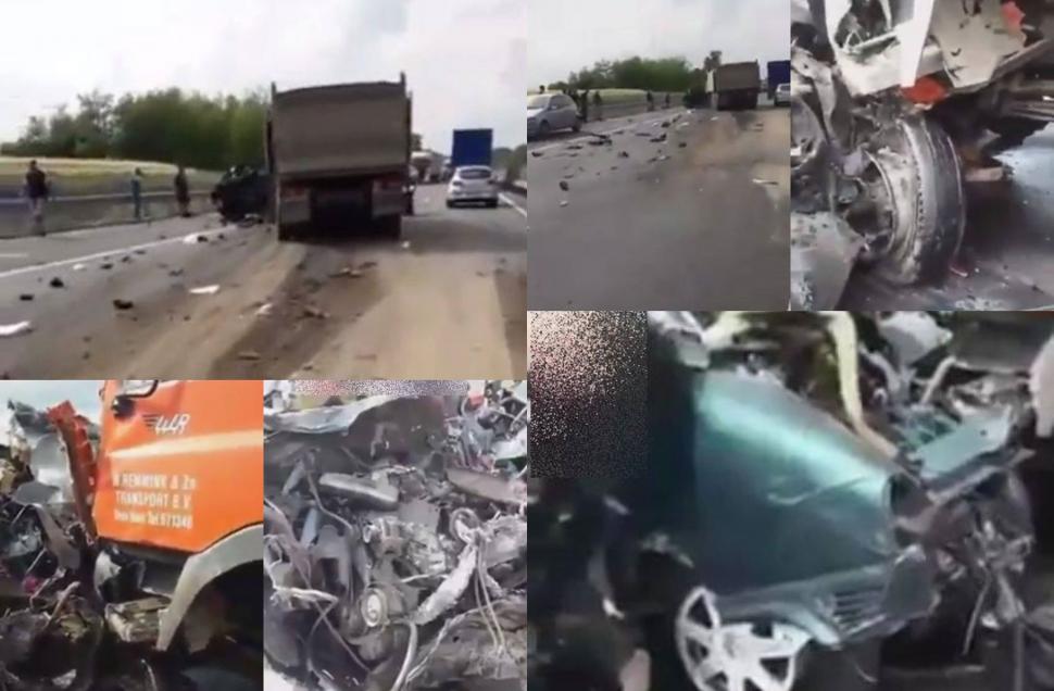 Primele imagini de la tragedia din Ungaria. Un microbuz din Mureș a fost implicat în accident, iar nouă români au murit 528696