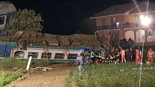 Tren deraiat în Italia. Un român a fost ucis, iar altul rănit