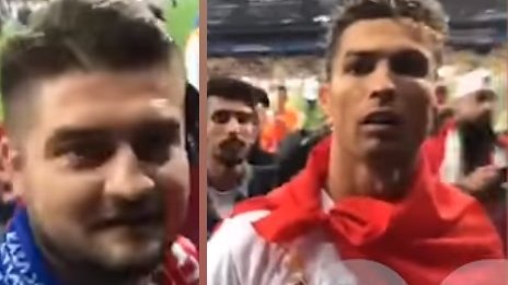 Un român l-a enervat pe Cristiano Ronaldo! Ce a făcut clujeanul, după finala meciului din Liga Campionilor - VIDEO