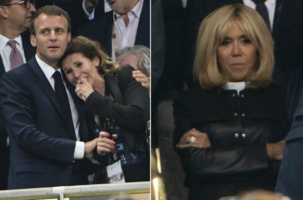Emmanuel Macron a ”consolat” o suporteră chiar sub ochii soției sale. Reacția genială a lui Brigitte Macron! 