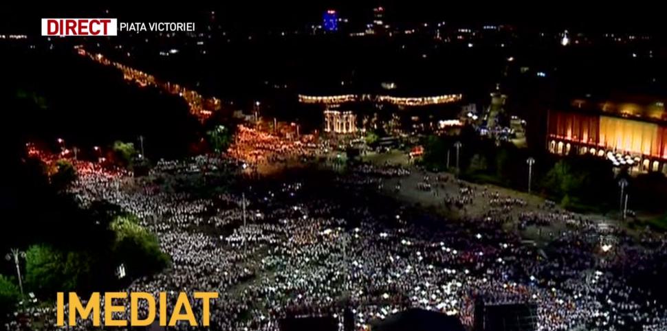 Mitingul PSD s-a încheiat. Piața Victoriei s-a luminat cu lanterne. Cele mai importante mesaje transmise de liderii Coaliției (FOTO+VIDEO) 532274