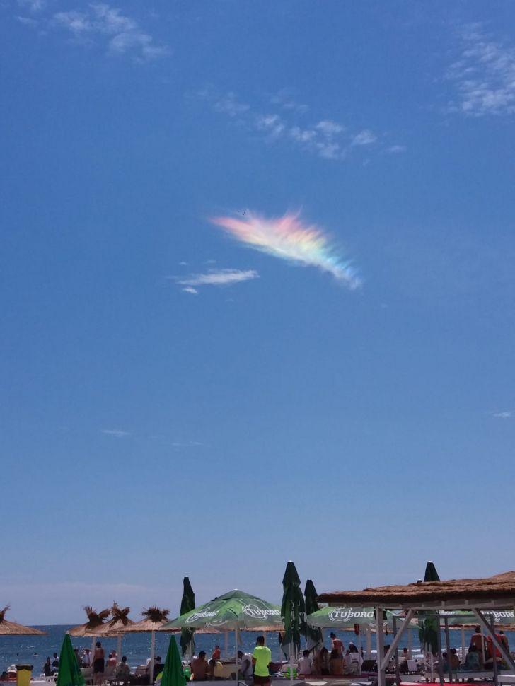 Apariție spectaculoasă pe cer, la Năvodari. E un fenomen rar 535288