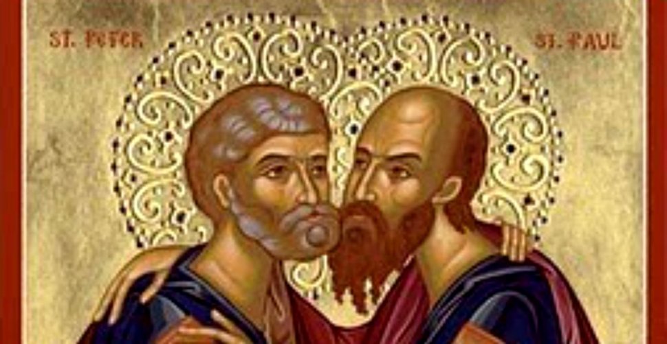 Mesaje de Sf. Petru și Pavel. Sute de mii de români își serbează onomastica de Sf. Petru și Pavel